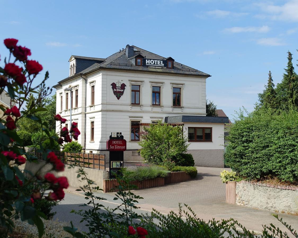 Hotel Am Rittergut 프랑켄베르크작센 외부 사진