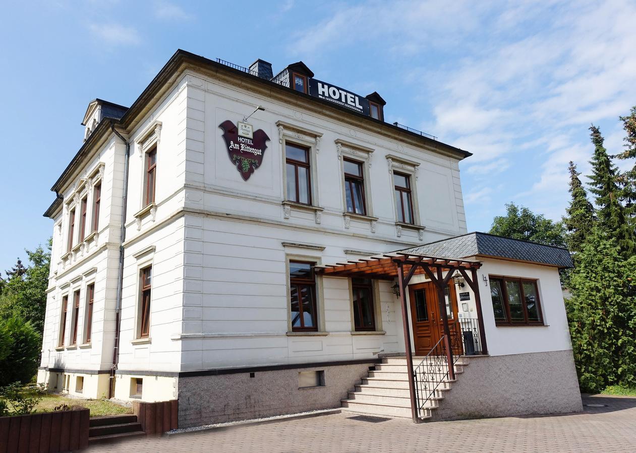 Hotel Am Rittergut 프랑켄베르크작센 외부 사진